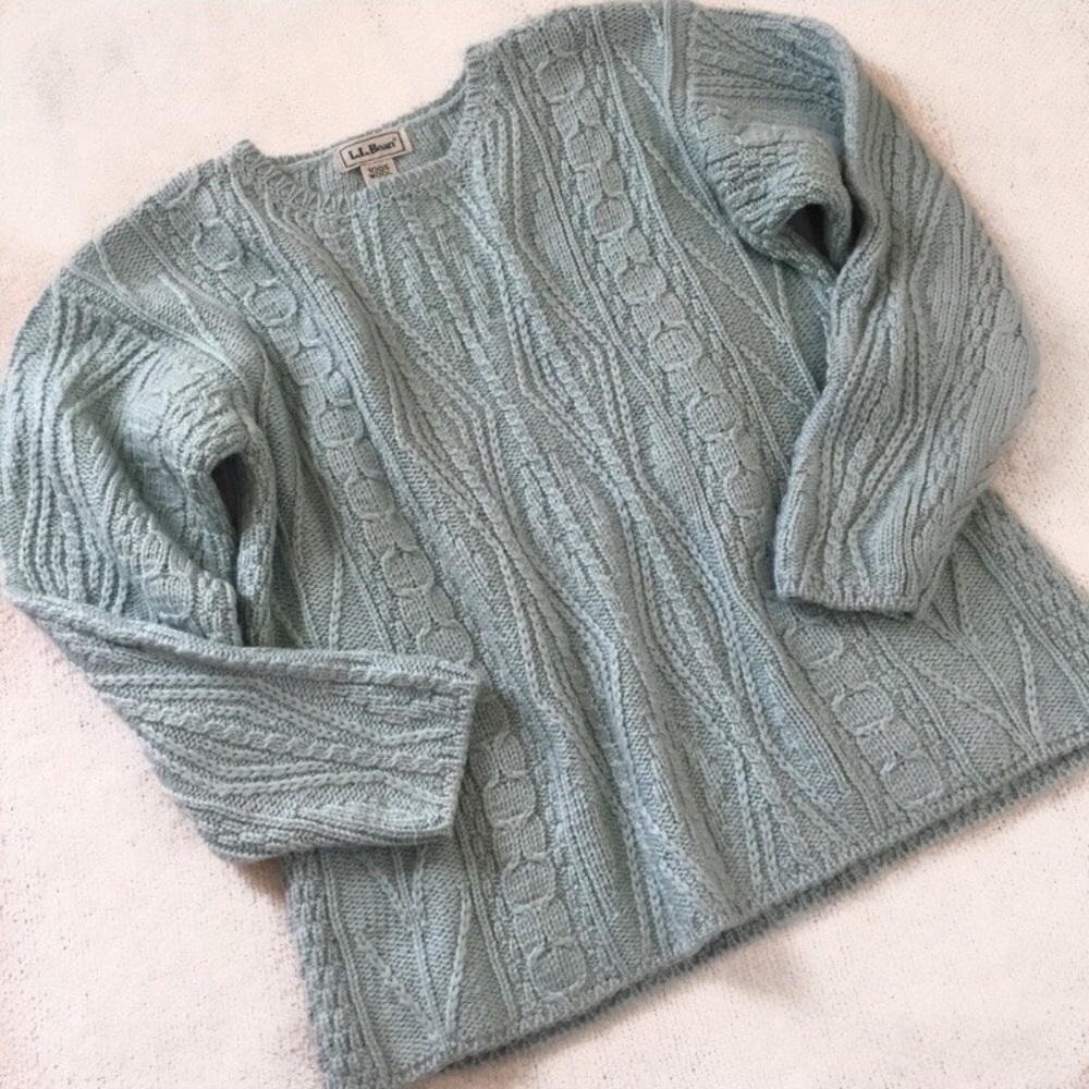 L.L. Bean Cable Knit Fishermen Sweater